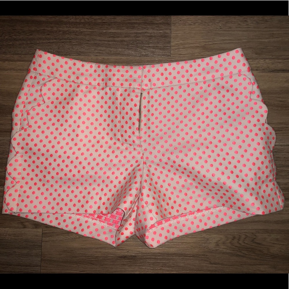 JCrew scalloped edge shorts